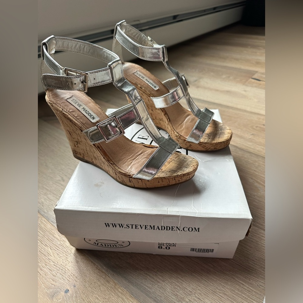 Steve Madden Silver Footwear